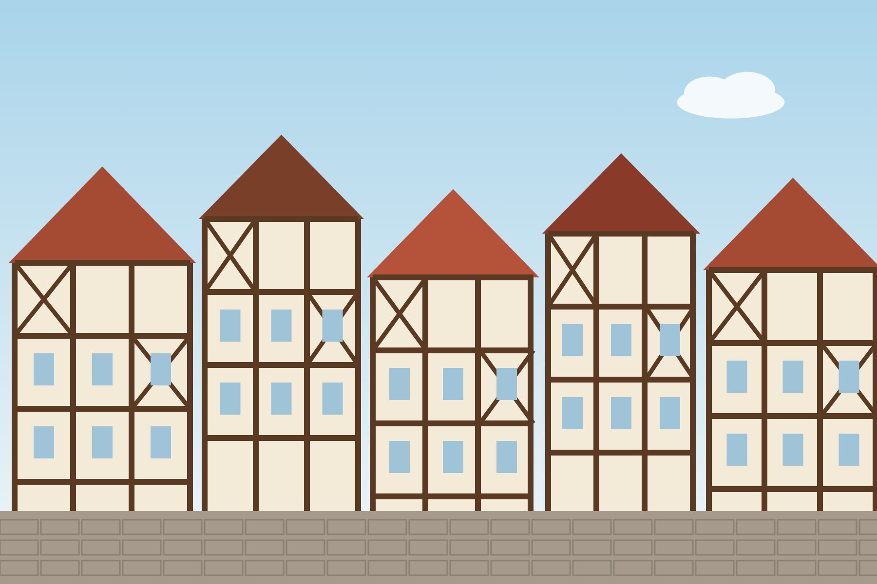 Illustratie: Vakwerkstadje